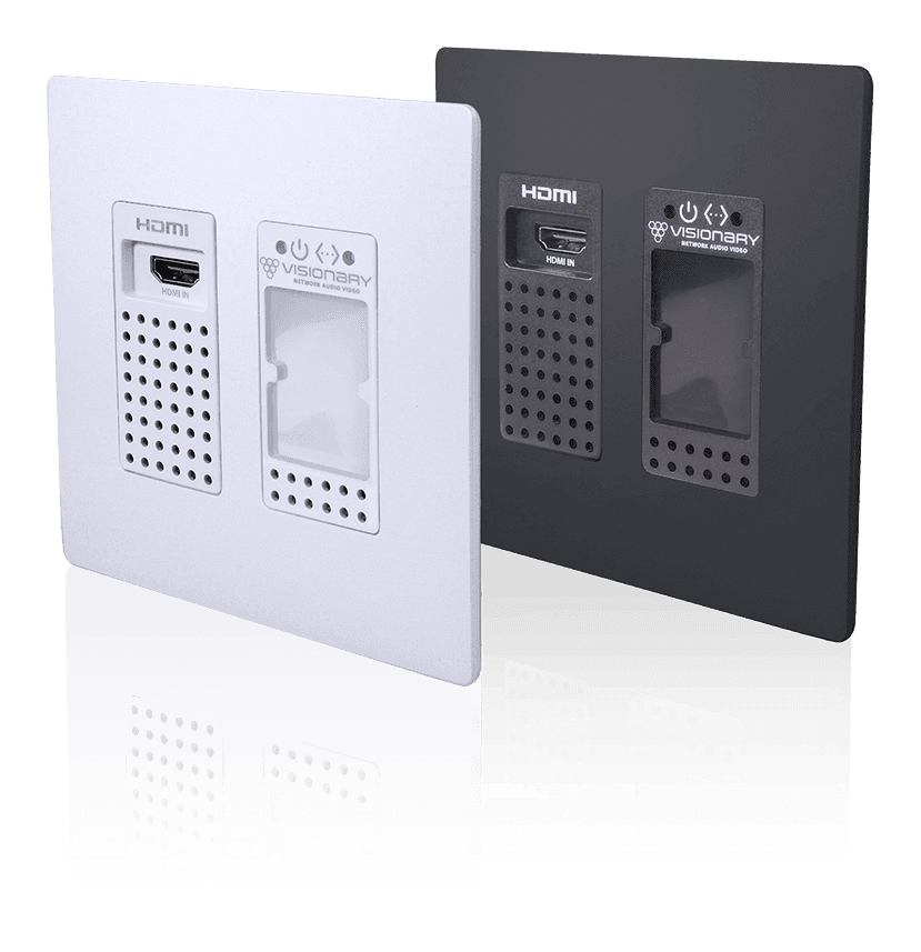 Visionary Solutions PacketAV DuetE-WP-H Wall Plate Encoder Faceplate, HDMI Only - Creation Networks