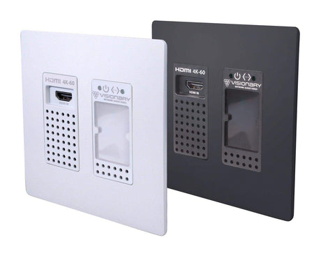 Visionary Solutions PacketAV DuetE5-WP-H Wall Plate Encoder Faceplate, HDMI Only - Creation Networks