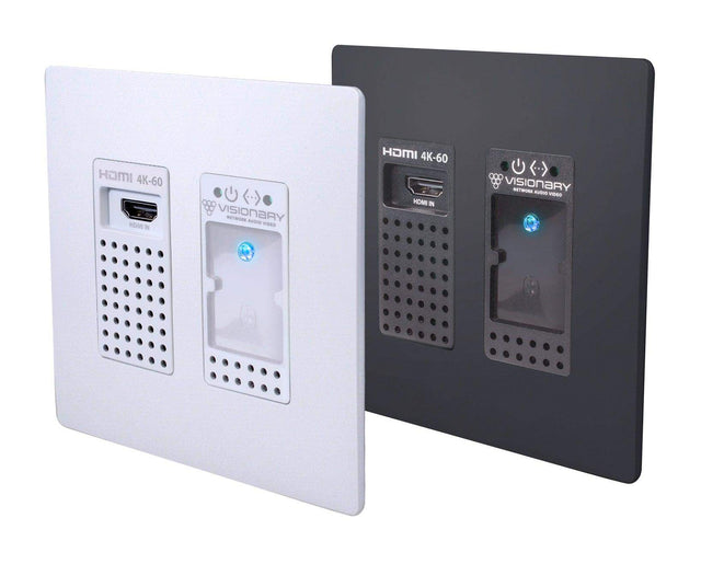 Visionary Solutions PacketAV E-WP-BT 4K UHD over IP Wall Plate Encoder Faceplate, Bluetooth - Creation Networks