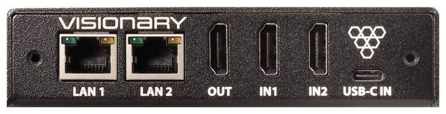 Visionary Solutions PacketAV E5200 4K60 4:4:4 UHD IP POE+ Matrix Encoder, AES67/Dante - Creation Networks