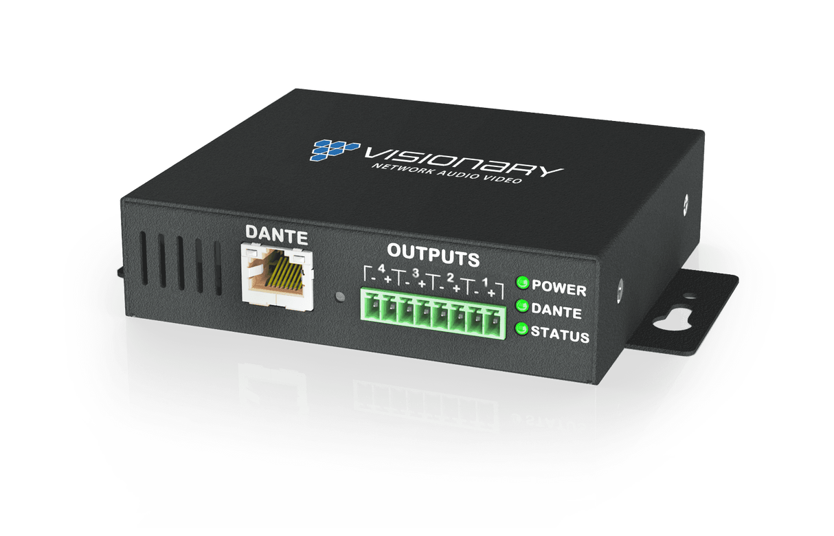 Visionary Solutions PNA-D4 POE+ Four Channel Class-D Network Audio Amplifier - Creation Networks