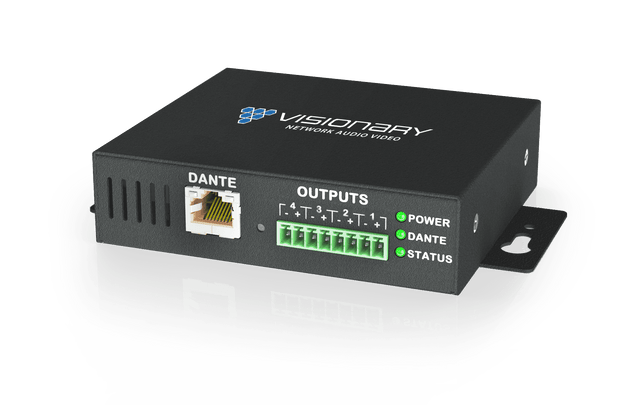 Visionary Solutions PNA-D4 POE+ Four Channel Class-D Network Audio Amplifier - Creation Networks