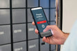 Visix Choros space booking for locker reservations via QR code