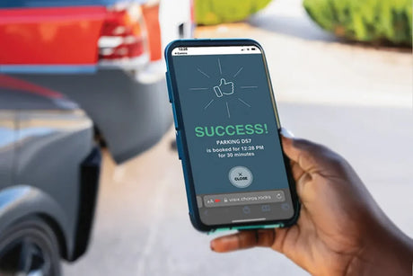 Choros QR-based booking for parking spaces and other facility resources