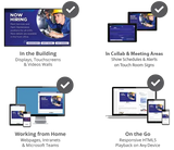 Visix on-premise digital signage platform for mid-size deployments