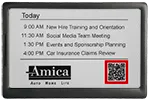 Visix EPS 74 dark gray ePaper workplace sign – 7.4-inch wireless room display