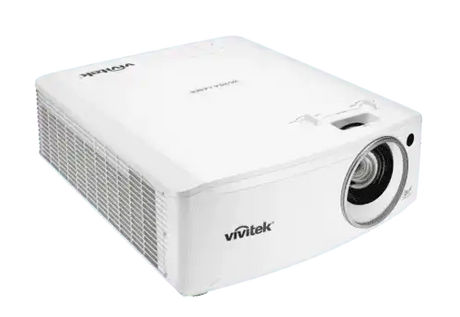 Vivitek DU4771Z-WH WUXGA 1920x1200 6000 Lumens DLP Laser Proj 1.15-1.9:1 Lens (White) Projection Vivitek