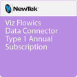 Vizrt VFDCT1ASub Viz Flowics Data Connector Type 1 Annual Subscription - SW-FL0000008 Production Vizrt