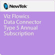 Vizrt VFDCT5ASub Viz Flowics Data Connector Type 5 Annual Subscription - SW-FL0000012 Production Vizrt