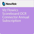 Vizrt VFSOCRCASub Viz Flowics Scoreboard OCR Connector Annual Subscription - SW-FL0000007 - Creation Networks