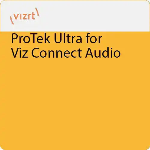 Vizrt TriCaster ProTek Ultra for Viz Connect Audio - PTU-000000100 Production Vizrt