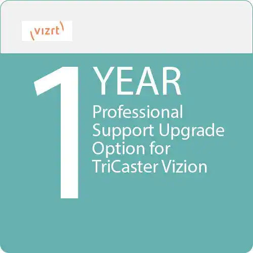 Vizrt TriCaster 1st Year upgrade to Professional Support - SPRO-000000001 Production Vizrt