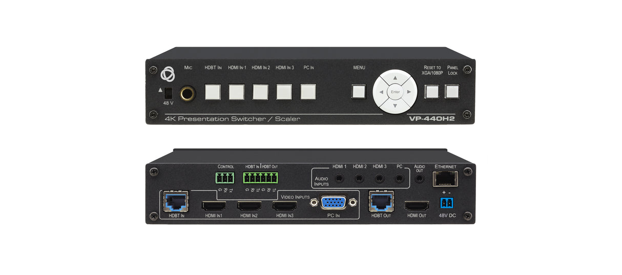 Kramer VP-440H2 Compact 5-Input 4K60 4:4:4 Presentation Switcher/Scaler Presentation Switcher Scaler Kramer