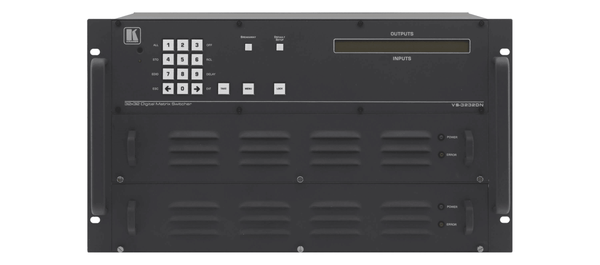 Kramer VS-3232DN-EM/STANDALONE 4x4 to 32x32 Modular 4K60 4:2:0 Multi–Format Managed Digital Matrix Switcher