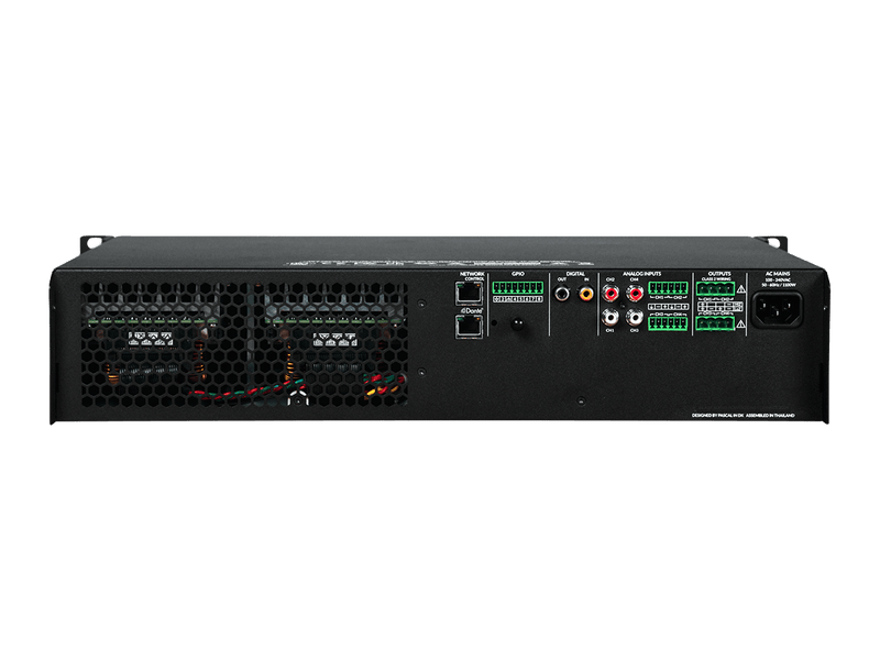 Blaze Audio PowerZone Connect 3004D - 3000 W DSP-enabled Class-D amplifier with 4 channels and Dante - LBX-888-008