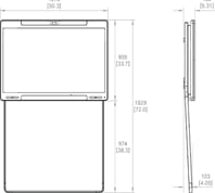 Cisco CS-BRD55P-WSA= – Board Pro 55 Wall Stand Adapter Spare Mounts, Stands & Brackets Cisco