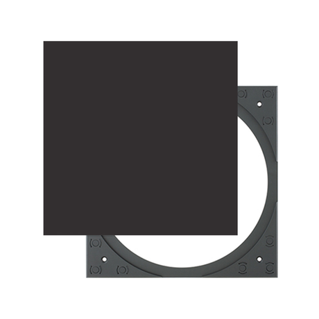 Sonance PS-C83R/PS-C63RTLP – Black Square Adapter with Grille Speaker Accessories Sonance