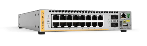 Allied Telesis AT-X550-18XTQ-J90 JITC L3 STACKABLE SWITCH 6X 1G/10G T 2X QSFP PORTS AND A SINGLE