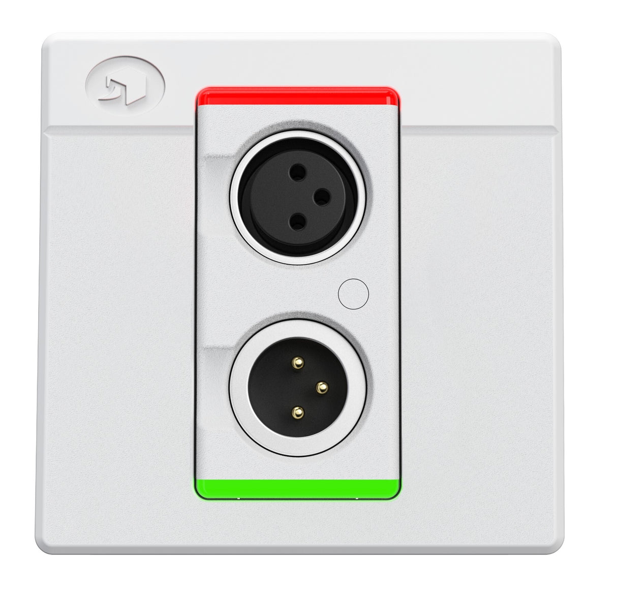 Symetrix 80-0214 xIO XLR 1x1, White, Euro control Symetrix