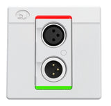 Symetrix 80-0214 xIO XLR 1x1, White, Euro control Symetrix