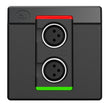 Symetrix 80-0227 xIn XLR 2, Black, Euro control Symetrix