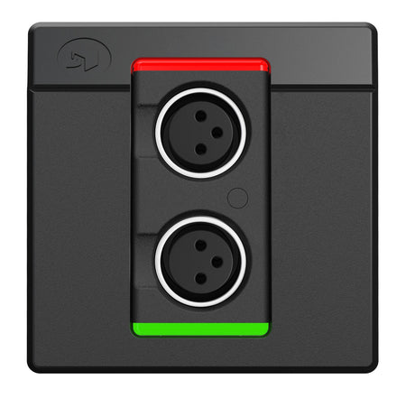 Symetrix 80-0227 xIn XLR 2, Black, Euro control Symetrix