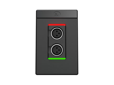 Symetrix 80-0227 xIn XLR 2, Black, Euro control Symetrix