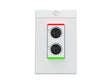 Symetrix 80-0212 xIn XLR 2, White, US control Symetrix