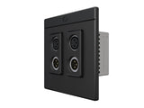 Symetrix 80-0223 xIO XLR 2x2, Black, US control Symetrix