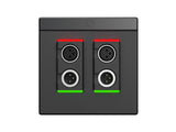 Symetrix 80-0223 xIO XLR 2x2, Black, US control Symetrix