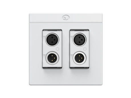 Symetrix 80-0211 xIO XLR 2x2, White, US control Symetrix