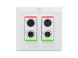 Symetrix 80-0211 xIO XLR 2x2, White, US control Symetrix