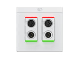 Symetrix 80-0213 xIn XLR 4, White, US control Symetrix