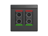 Symetrix 80-0225 xIn XLR 4, Black, US control Symetrix
