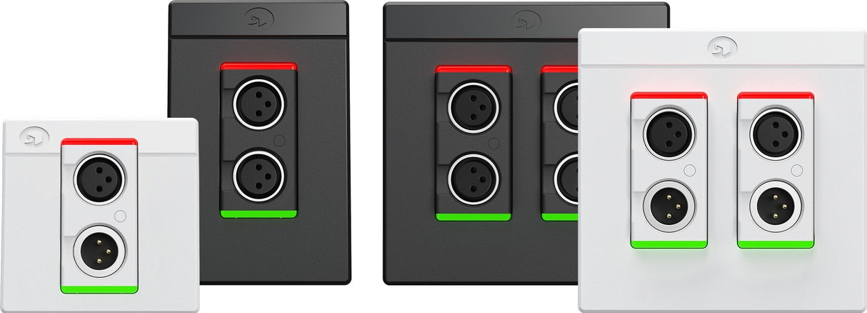 Symetrix 80-0214 xIO XLR 1x1, White, Euro control Symetrix
