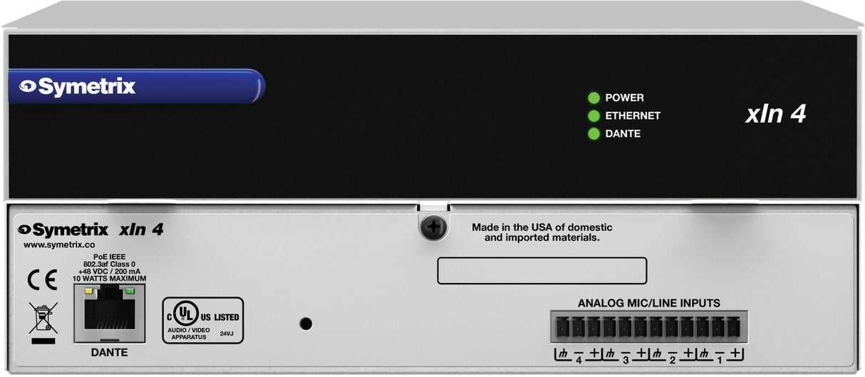 Symetrix 80-0110 xIn 4 control Symetrix
