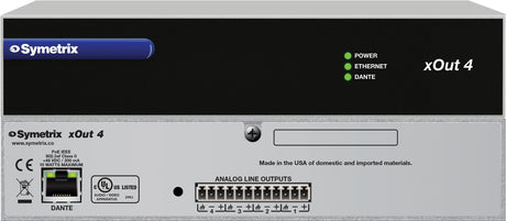 Symetrix 80-0112 xOut 4 control Symetrix