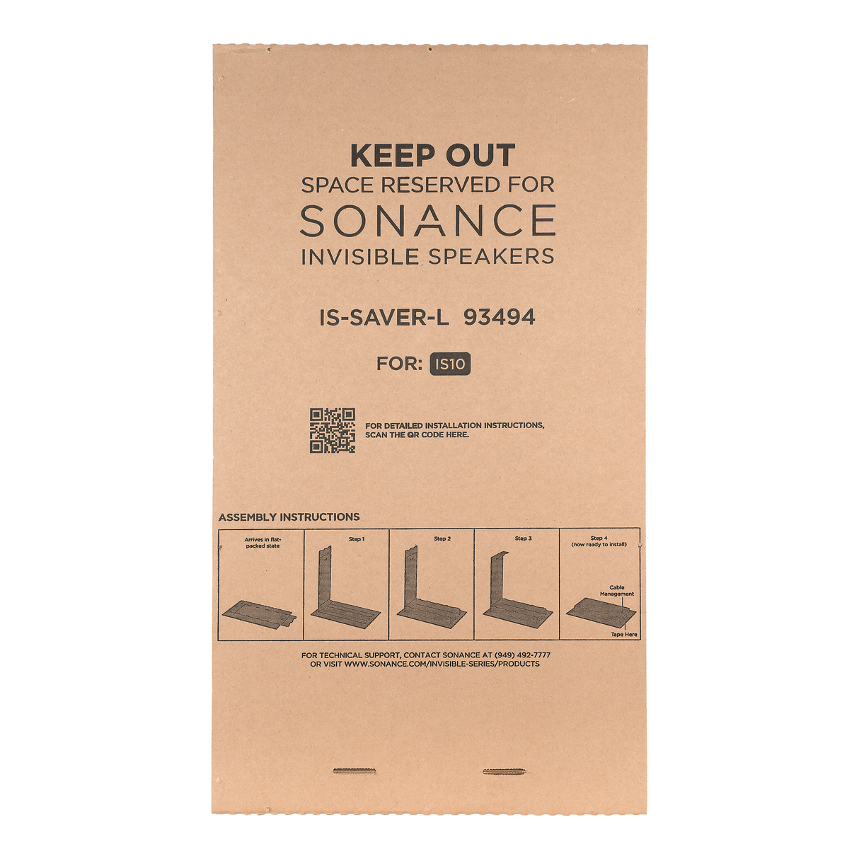 Sonance IS10 Space Saver – Large Invisible Series Placeholder Speaker Accessories Sonance