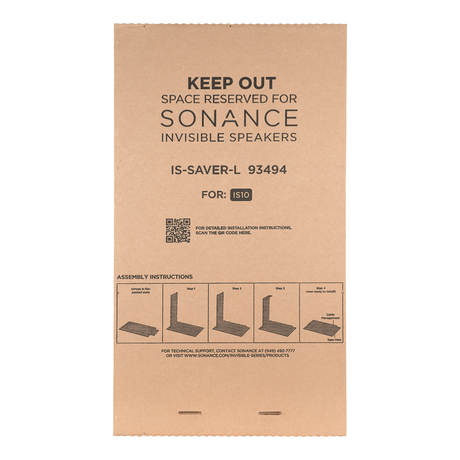 Sonance IS10 Space Saver – Large Invisible Series Placeholder Speaker Accessories Sonance