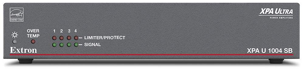 Extron XPA U 1004 SB Four Channel Bridgeable Output Amplifier 100/200 Watts Per Channel
