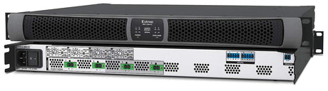 Extron XPA U 2004 FX is a four-channel audio amplifier that delivers 200 watts per channel into 8Ω, 4Ω, 70V, and 100V loads—perfect for multi-zone commercial AV and distributed audio applications.