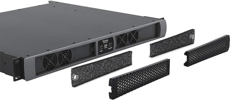 Extron XPA U 2004 FX is a four-channel audio amplifier that delivers 200 watts per channel into 8Ω, 4Ω, 70V, and 100V loads—perfect for multi-zone commercial AV and distributed audio applications.