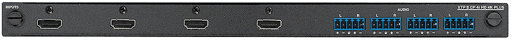Extron XTP II CP 4o HD AT 4K PLUS Four Output Board, 4K/60 HDMI w/ Dante Out Room Control Extron