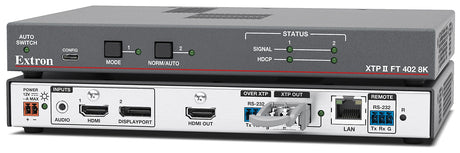 Extron XTP II FT 402 8K MM – 8K Fiber Optic Transmitter for HDMI and DisplayPort, Multimode Video Transmitters Extron
