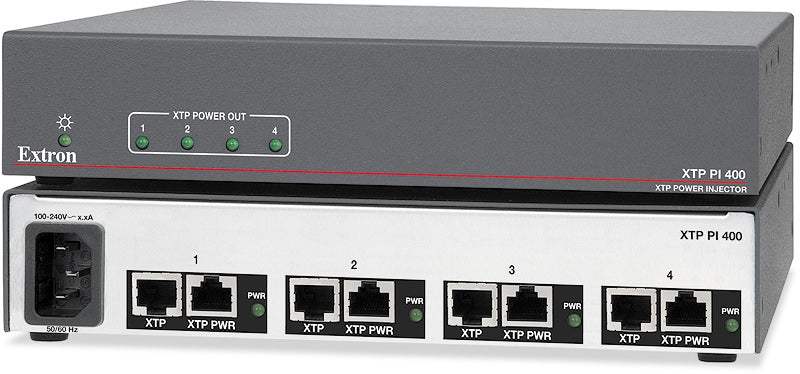 Extron XTP PI 400 Four Port Power Injector for XTP and Pro Series Control Systems - Creation Networks