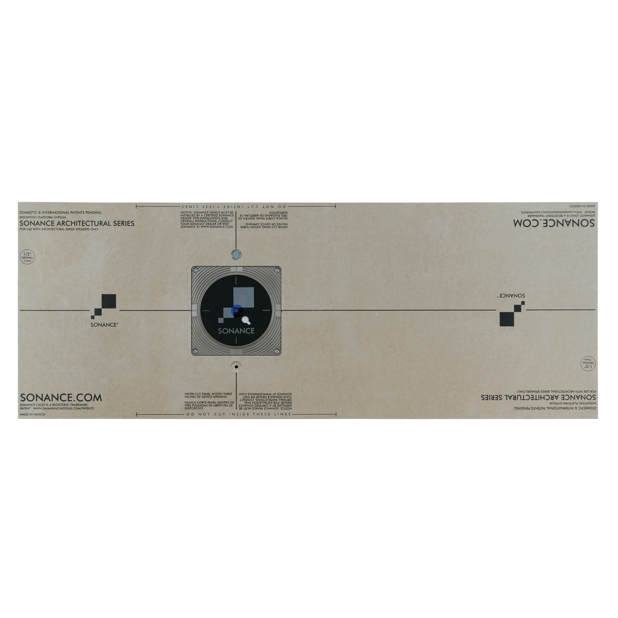 Sonance Thinline 1/2" Round Mounting Platform – BPS6 Sub Bracket Speaker Accessories Sonance