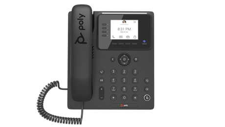 Poly CCX 350 Business Media Phone for Microsoft Teams and PoE-enabled GSA/TAA Poly Voice Poly