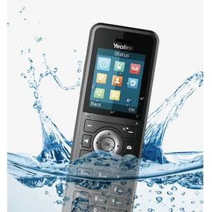 Yealink Ruggedized DECT Handset - Cordless - DECT, Bluetooth - 1.8" Screen Size - 1 Day Battery Talk Time - Black - Creation Networks