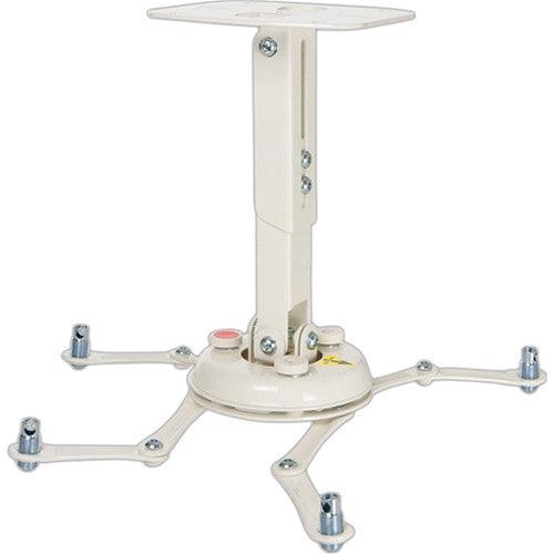 Premier Mounts PBL-UMW Adjustable Height Projector Mount for Projectors Weighing to 25 lb (White) - Creation Networks