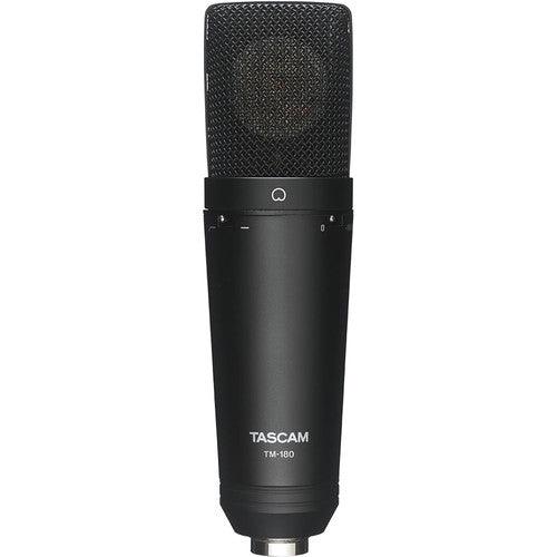 Tascam TM-180 Studio Condenser Microphone with Shockmount, Hard Case, and Zippered Soft Case - Creation Networks